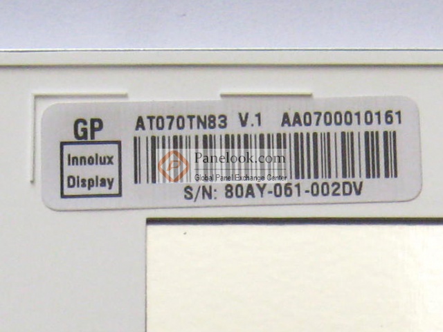 Écran LCD TFT Innolux AT070TN83 V.1 - 7 Pouces 800x480 40 Broches - Neuf - Universel