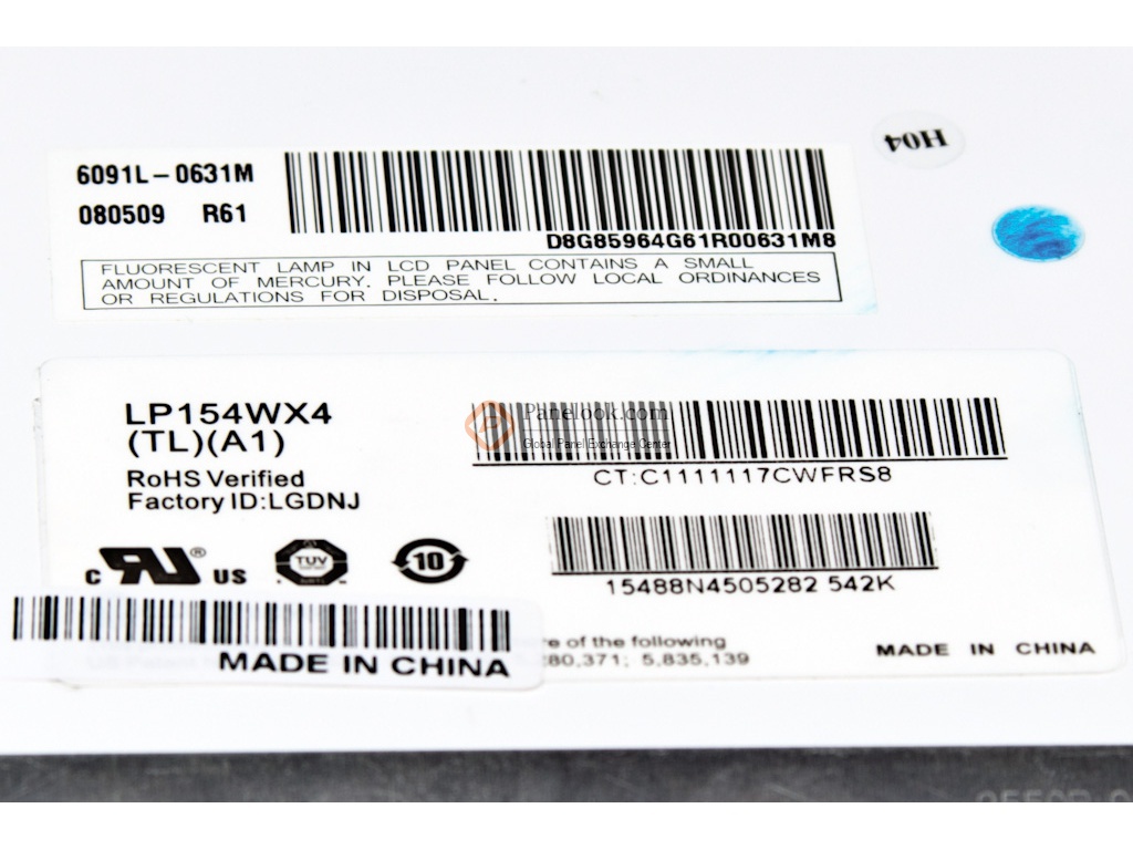 LG.Philips LCD LP154WX4-TLA1 Overview - Panelook.com