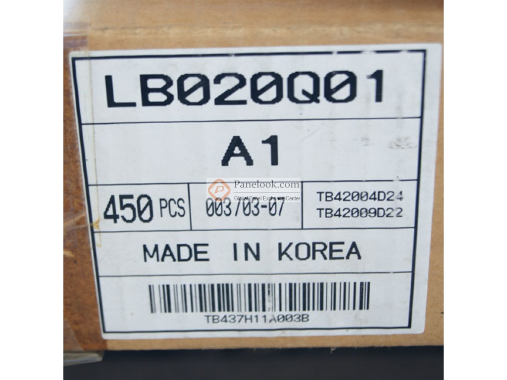 LG Display LB020Q01-A1 Overview - Panelook.com