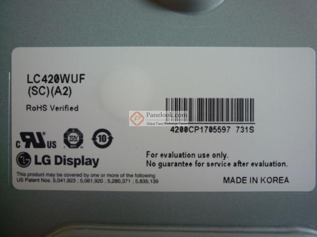 LG Display LC420WUF-SCA2 Overview - Panelook.com