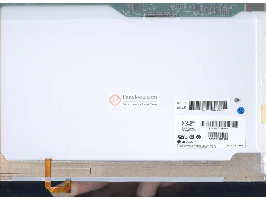 Dalle écran LCD type LG Display LP154WX4 (TL) (A8) 15.4 1280x800