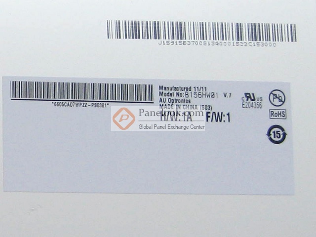 DALLE ÉCRAN LCD LED type AUO Optronics B156HTN03.8 HW1C 15.6 1920x1080