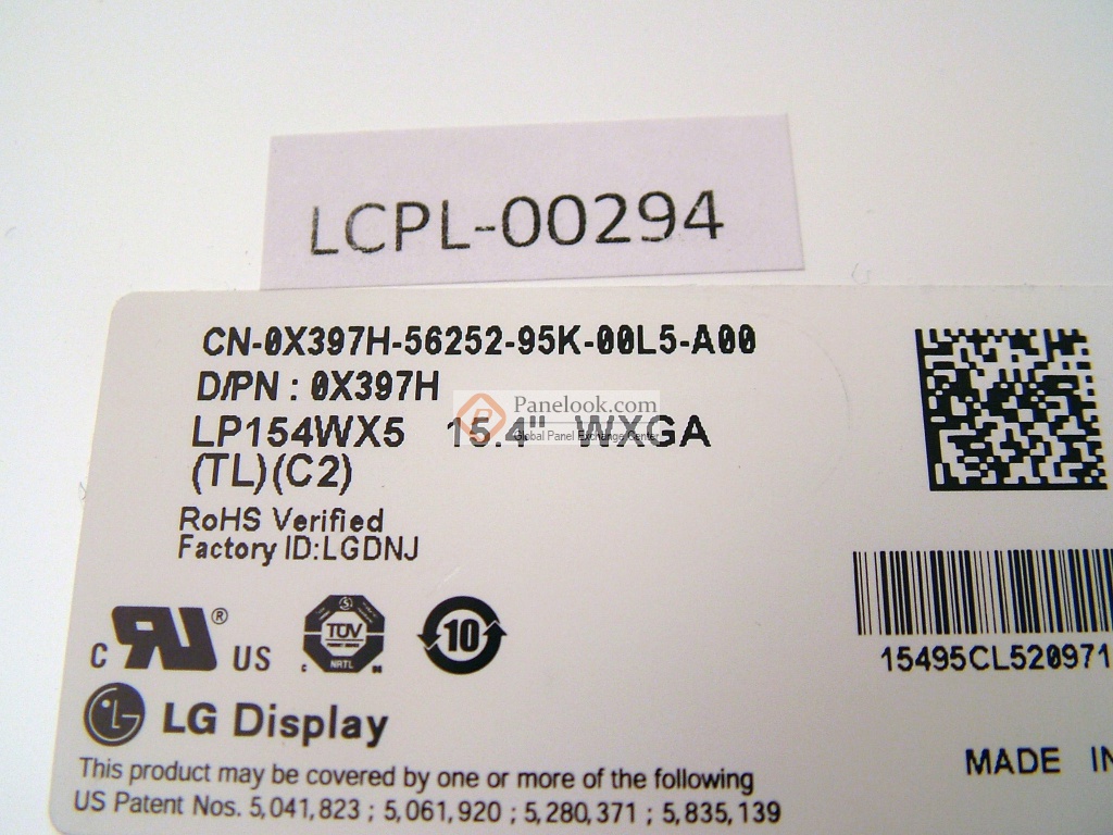 LG Display LP154WX5-TLC2 Overview - Panelook.com