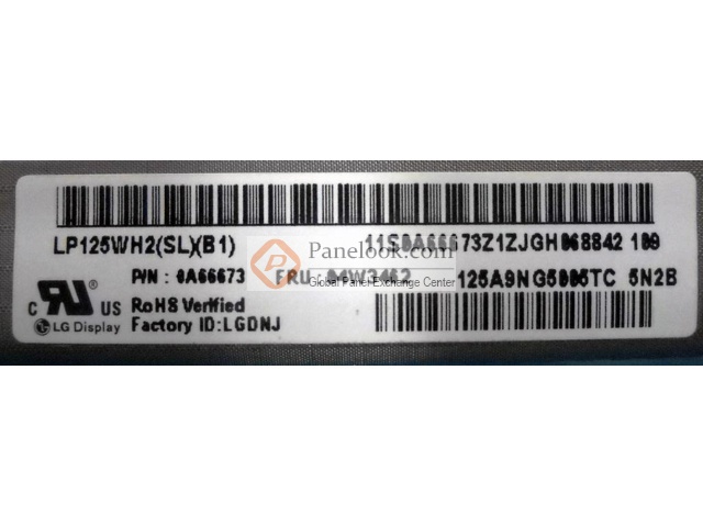 B125XTN02.0 B125XTN02 Fit LP125WH2 TPB1 HD 1366×768 30 Pin Panneau LED