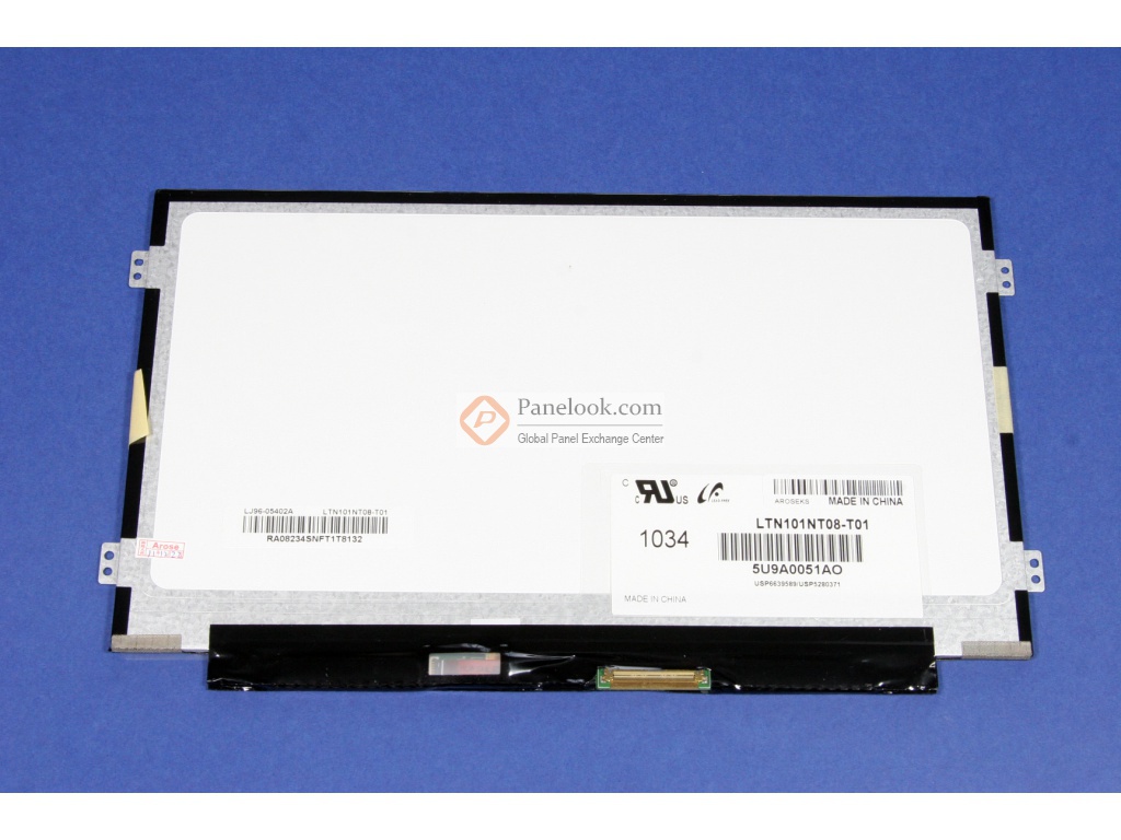 Dalle écran LTN101NT08-801 10.1" LED – Résolution 1024x600, Connecteur 40 Broches
