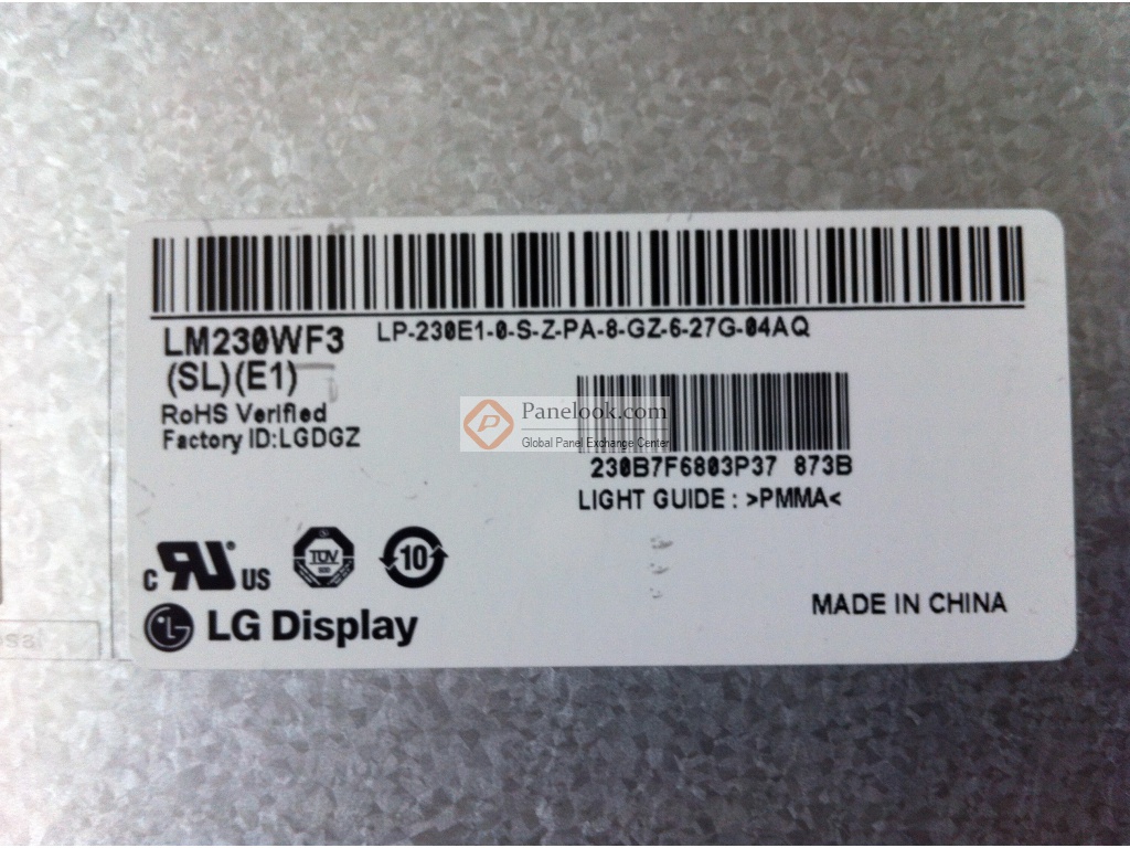 LG Display LM230WF3-SLE1 Overview - Panelook.com