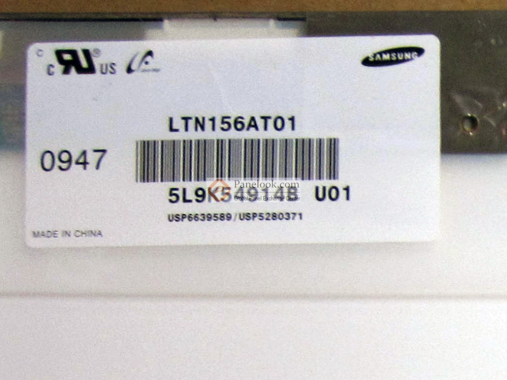 SAMSUNG LTN156AT01-U01 Overview - Panelook.com
