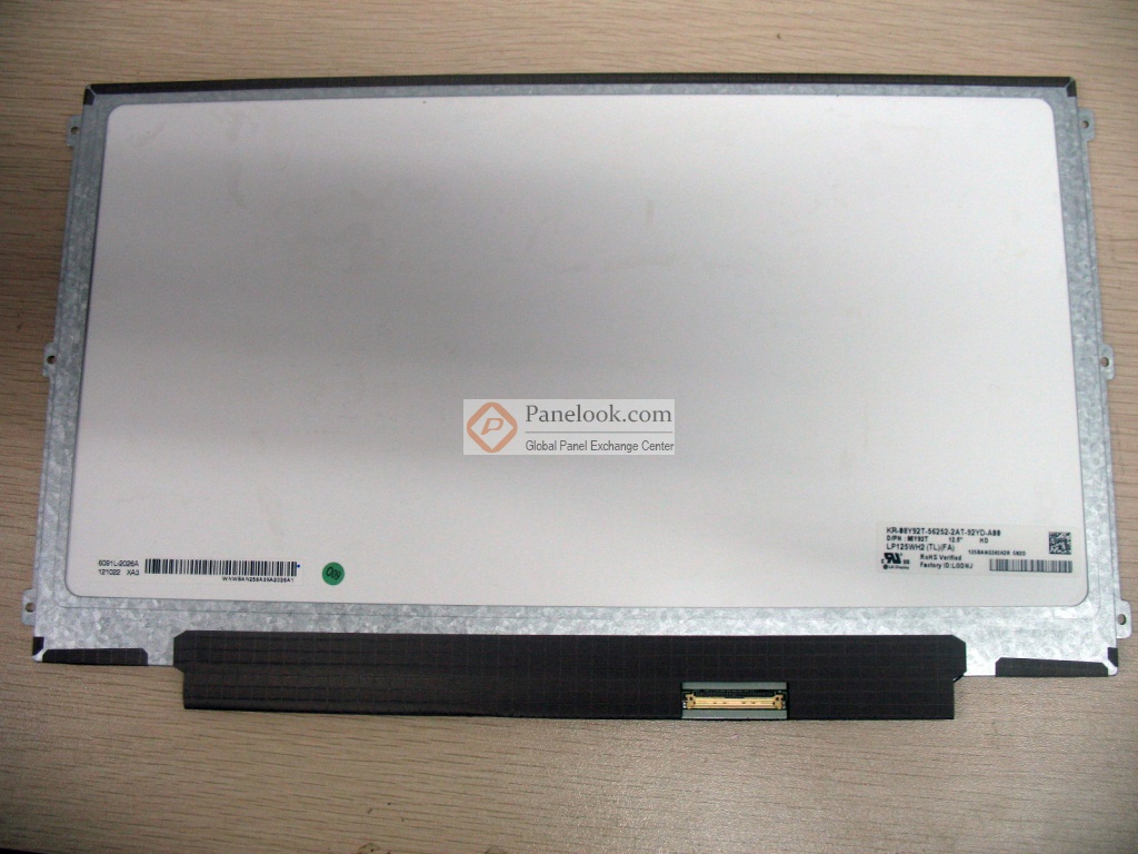 Écran LCD LED LP125WH2(TL)(FA) 12.5" - Résolution 1366x768 - Connecteur 40 Pins - Neuf
