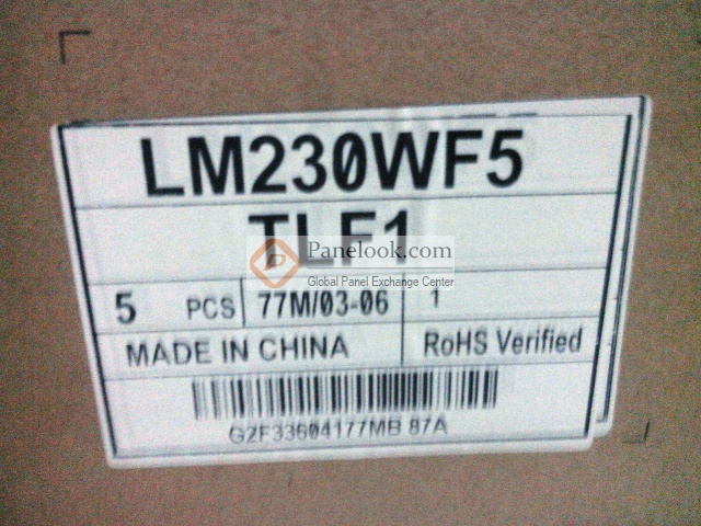 LG Display LM230WF5-TLF1 Overview - Panelook.com