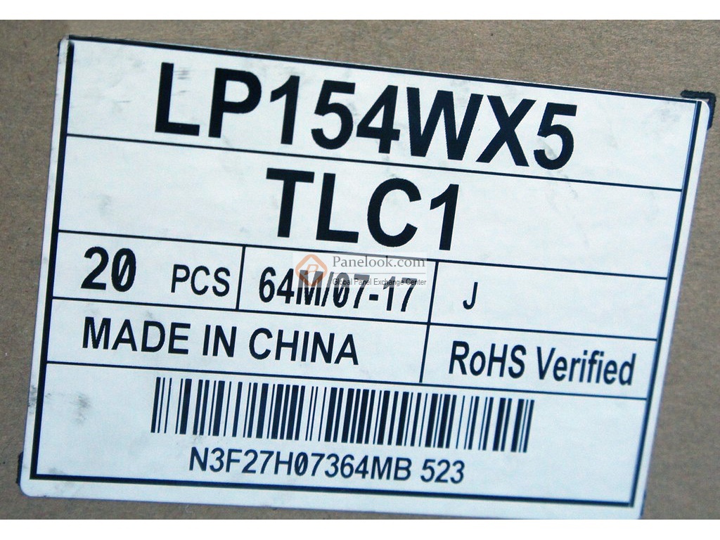 LG Display LP154WX5-TLC1 Overview - Panelook.com