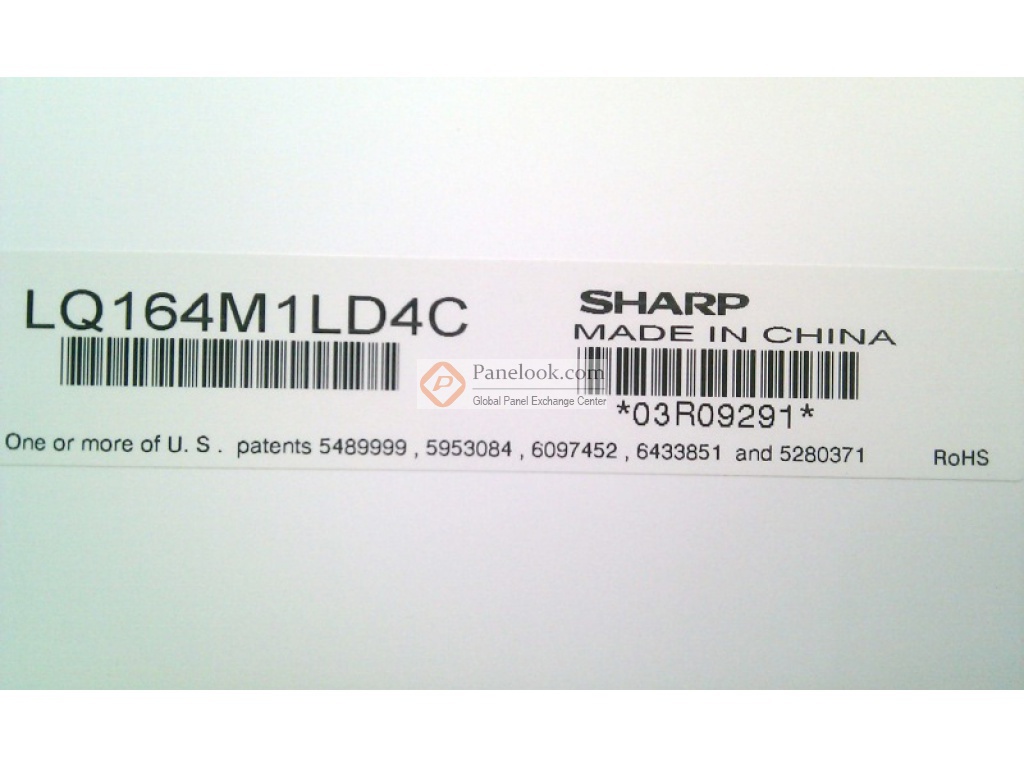 Sharp LQ164M1LD4C Overview - Panelook.com