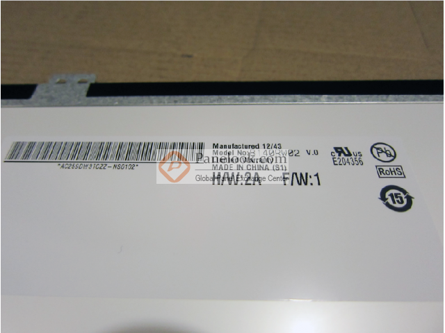 Dalle écran LCD 14,0" B140RW02 V.1 LED, Compatibilité Universelle, Occasion