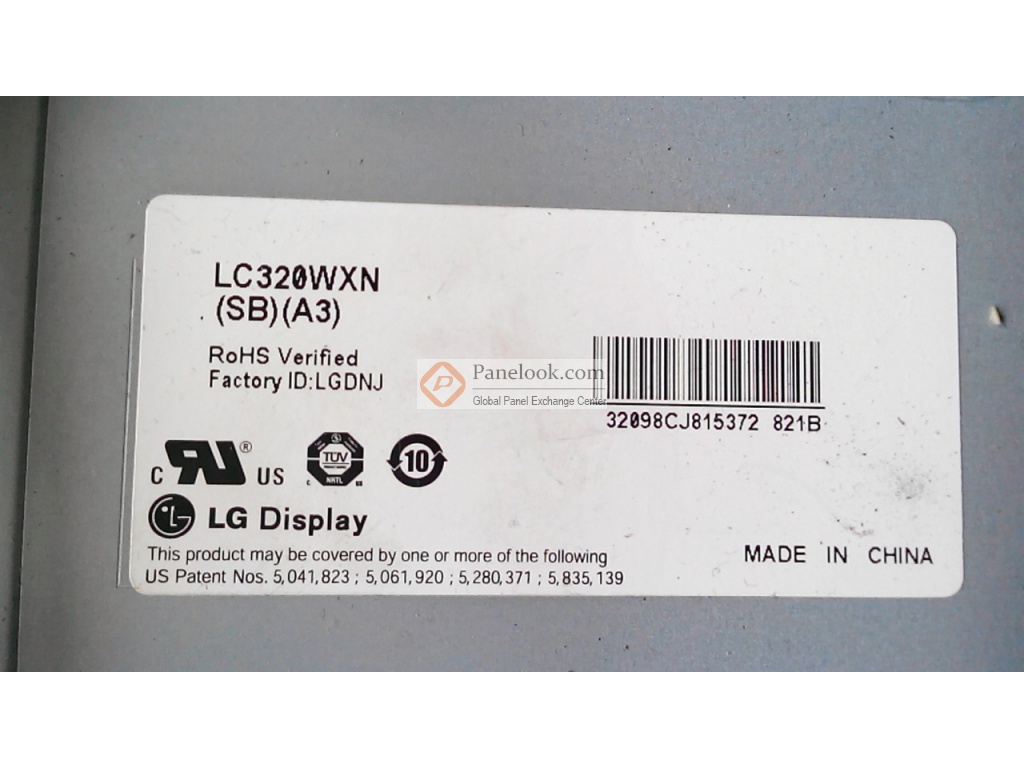 LG Display LC320WXN-SBA3 Overview - Panelook.com