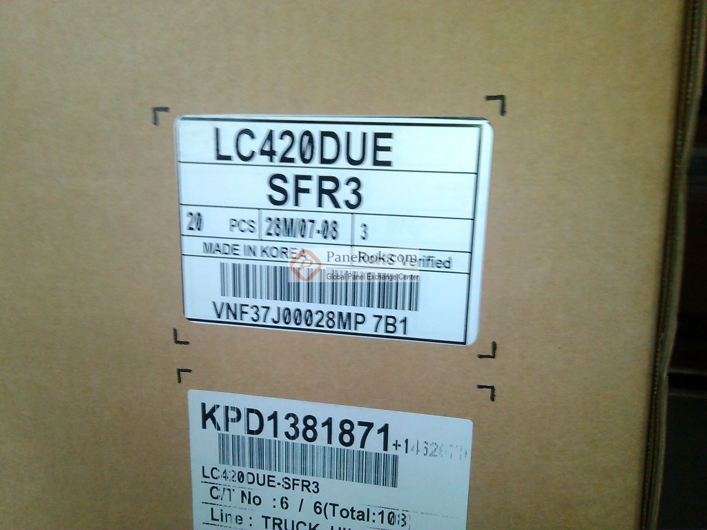 LG Display LC420DUE-SFR3 Overview - Panelook.com