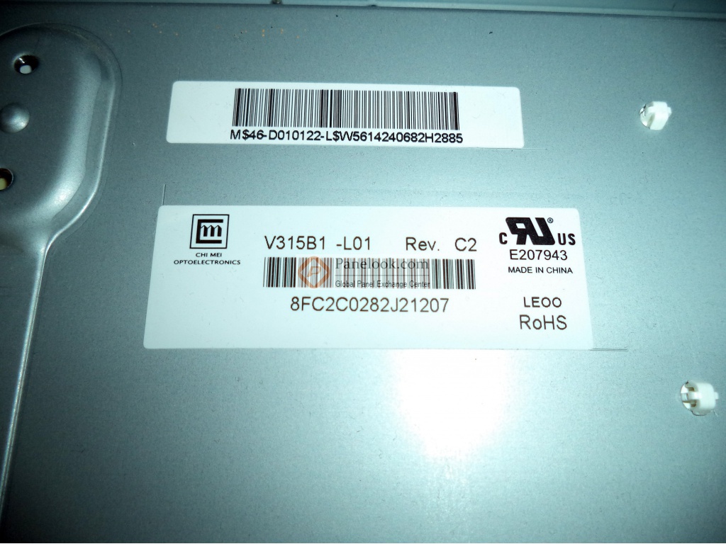 CMO V315B1-L01 Overview - Panelook.com