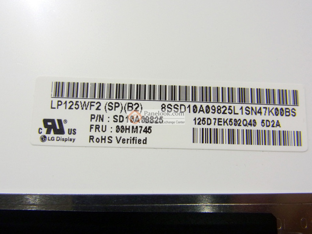 LG Display LP125WF2-SPB2 Overview - Panelook.com