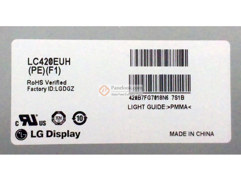 LG Display LC420EUH-PEF1 Overview - Panelook.com