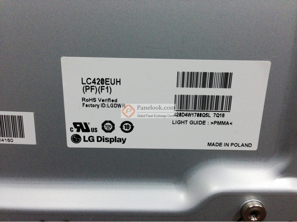 LG Display LC420EUH-PFF1 Overview - Panelook.com