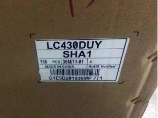 LG Display 43" IPS CELL FOB 1920×1080 LVDS