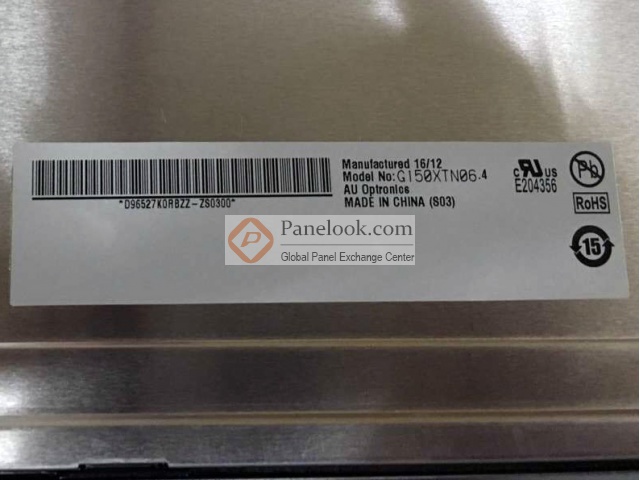 AUO G150XTN06.4 Overview - Panelook.com