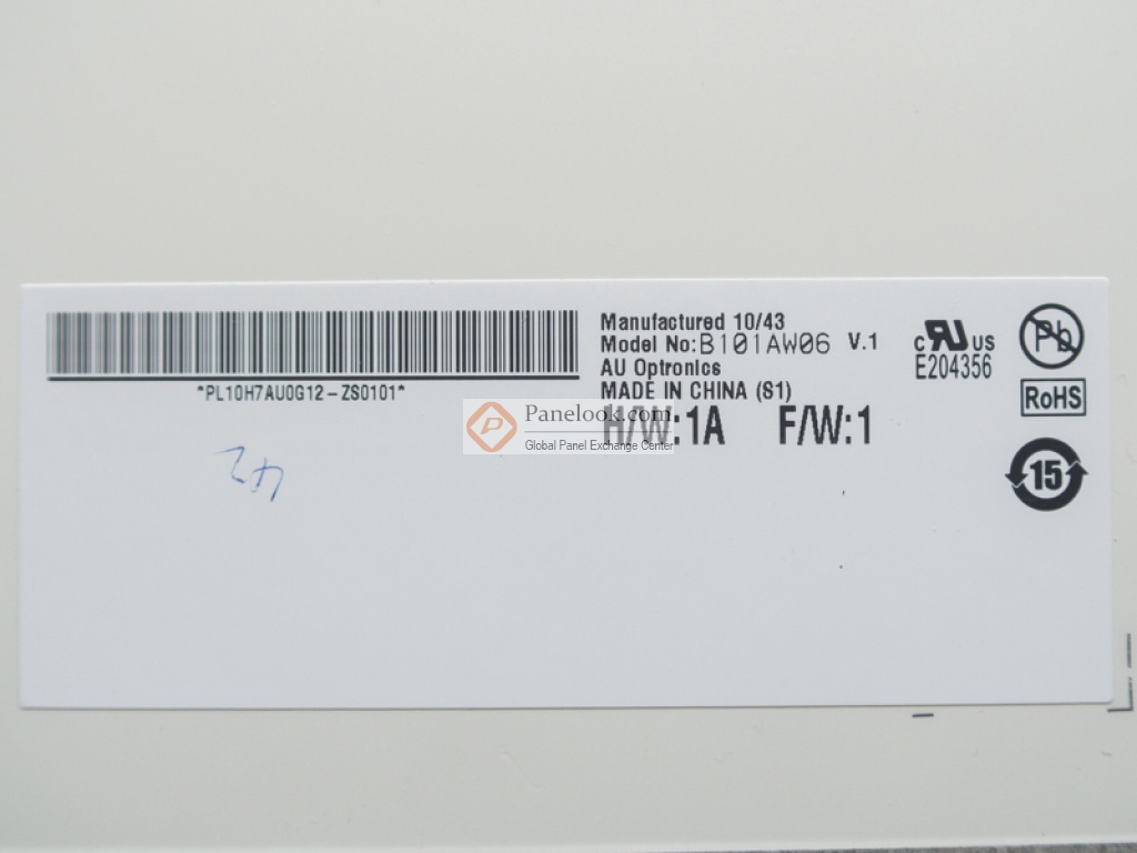 AUO B101AW06 V1 HW1A Overview - Panelook.com