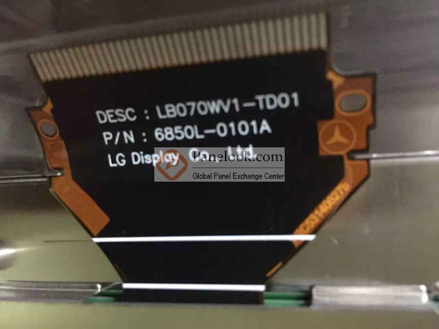 Écran LCD LB070WV6-TD08 7 Pouces - Résolution 800x480, Sans Tactile, Neuf Avec Garantie 90 Jours