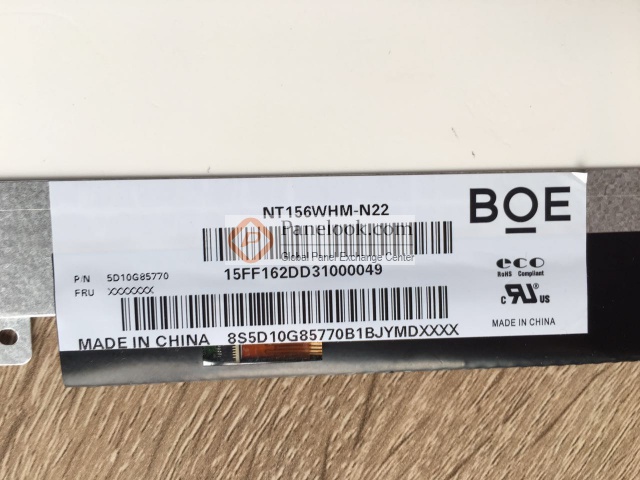 Écran 15.6 Slim Edp 30 pins référence NT156WHM-N22