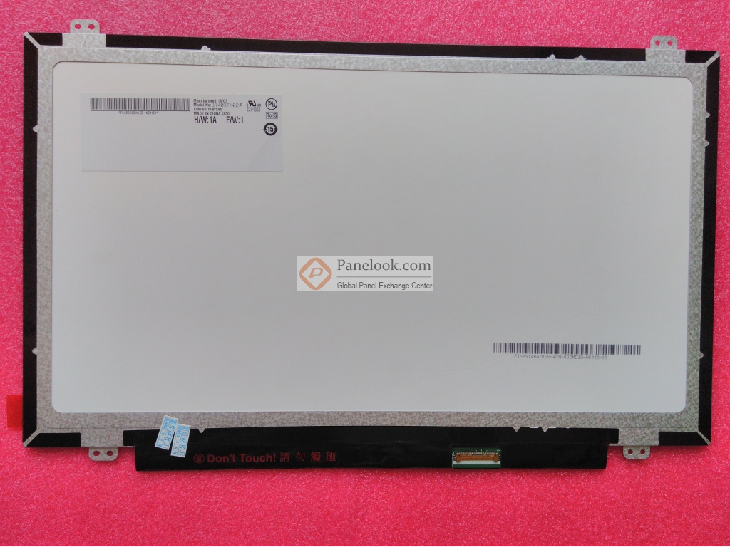 Schermo LCD 14.0" AUO B140XTN02.9 Per Laptop, HD Lucido 1366x768, Connettore 30 Pin, Nuovo
