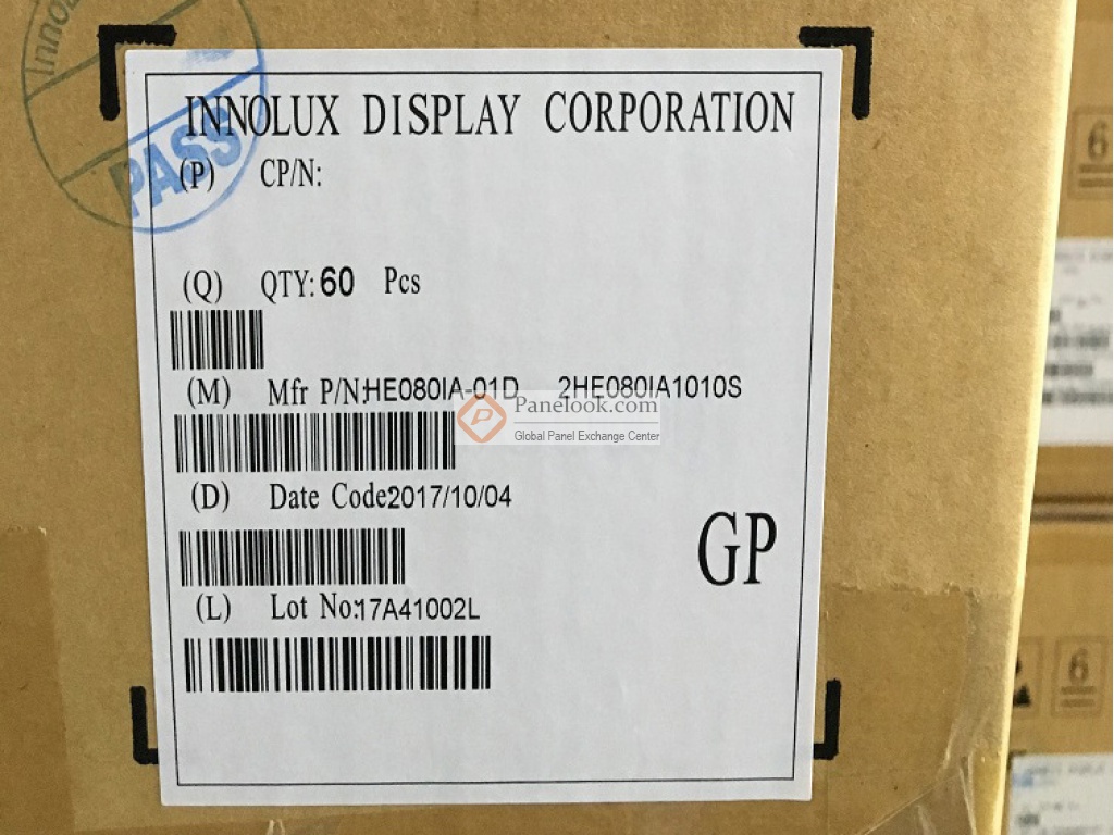 8" IPS LCD Screen Display Panel HE080IA-01D With Driver Board