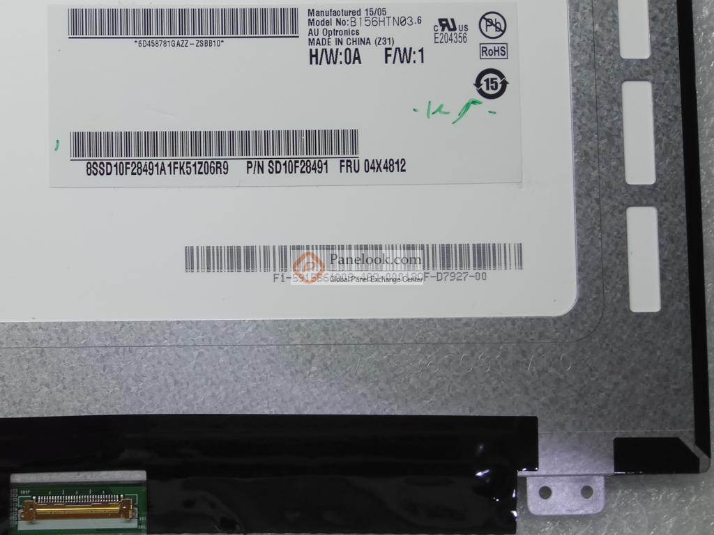 Schermo LCD 15.6 Pollici Per Laptop &ndash; B156htn03.6 &ndash; Full HD Opaco &ndash; Ricambio Generico