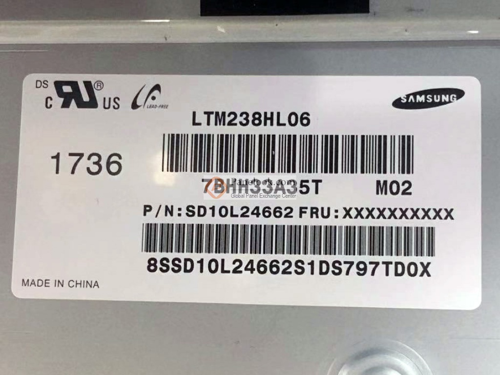 Samsung LTM238HL06 Overview - Panelook.com