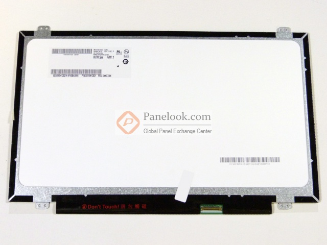 Dalle écran LCD LED 14" B140XTN02 V.0 - Résolution 1366x768 HD - Connecteur 40pin - Neuf - Garantie 1 An