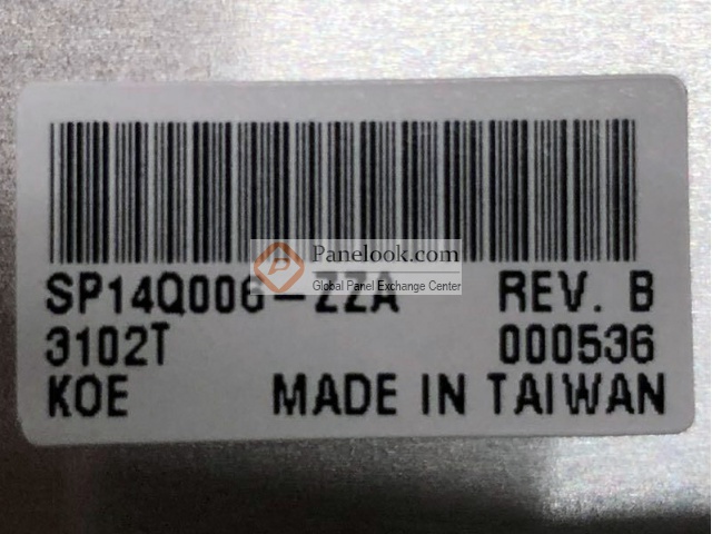 HITACHI SP14Q006-ZZA Overview - Panelook.com