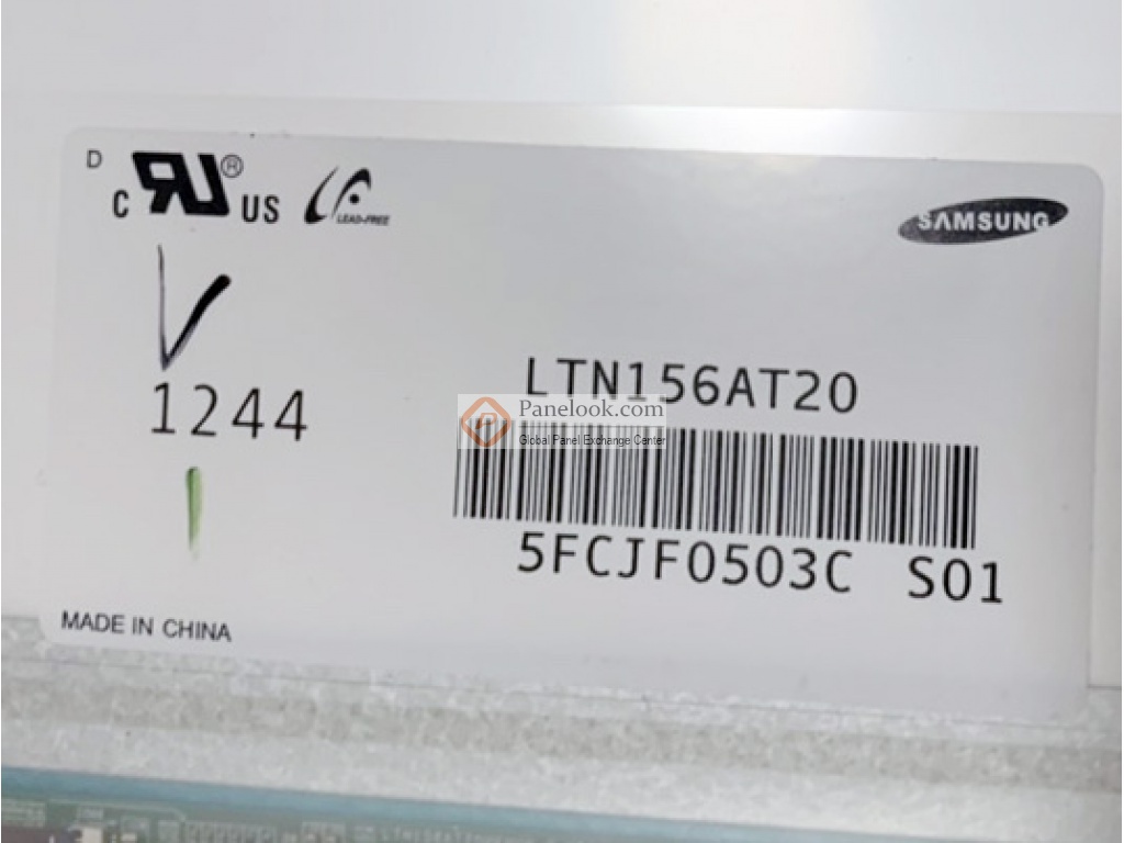 Samsung LTN156AT20-S01 Overview - Panelook.com
