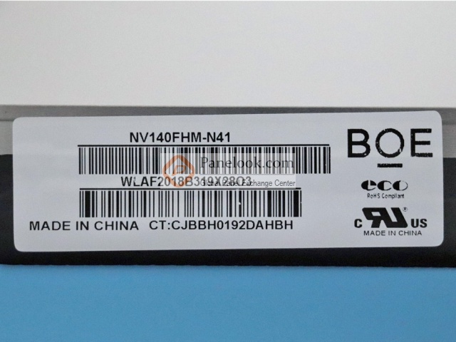 Schermo LCD 14 Pollici FHD IPS 1080P Opaco, Compatibile Con BOE NV140FHM-N41, Nuovo