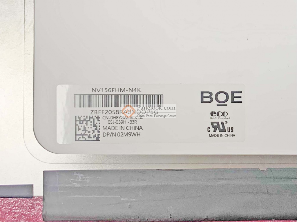 Schermo LCD BOE NV156FHM-N4K V3.0/V3.1 &ndash; 15.6 Pollici, FHD 144Hz, 40 Pin, Opaco, Con Strumenti