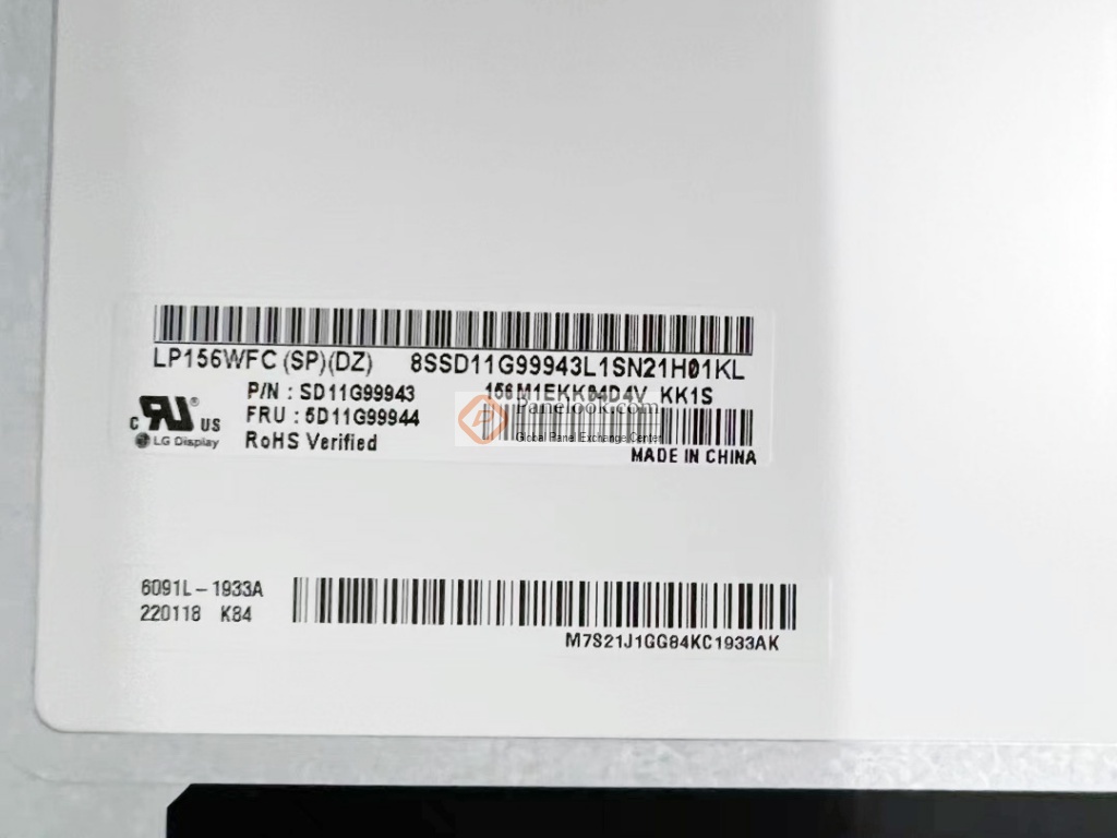 LG Display LP156WFC-SPDZ Overview - Panelook.com