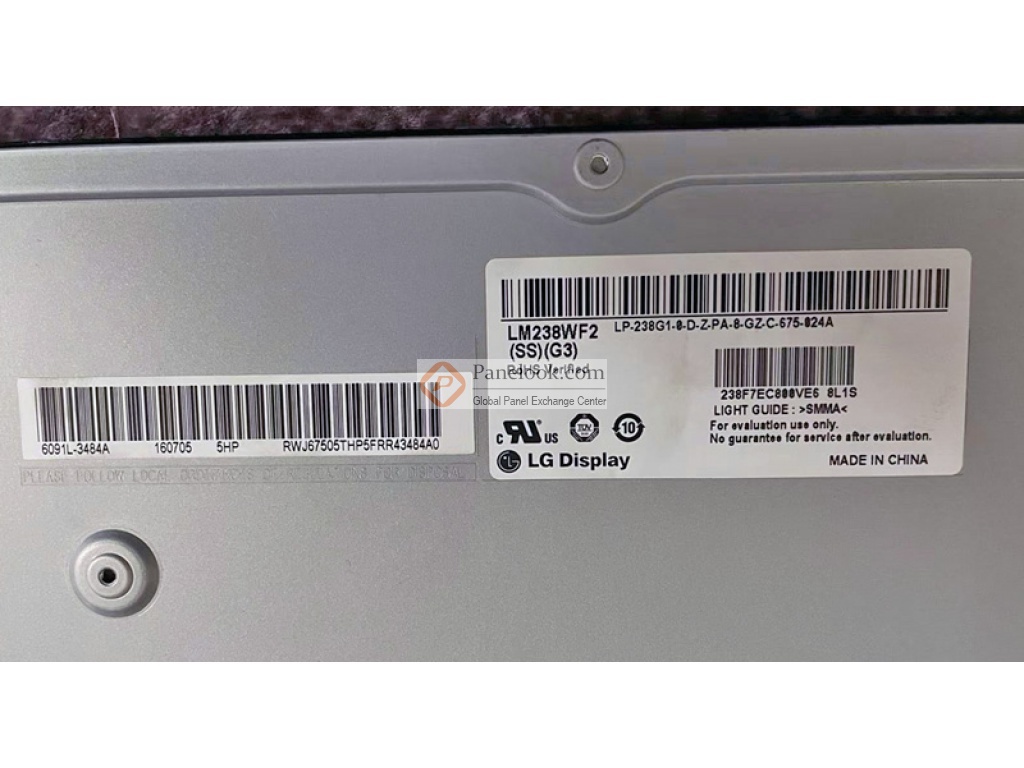 LG Display LM238WF2-SSG3 Overview - Panelook.com