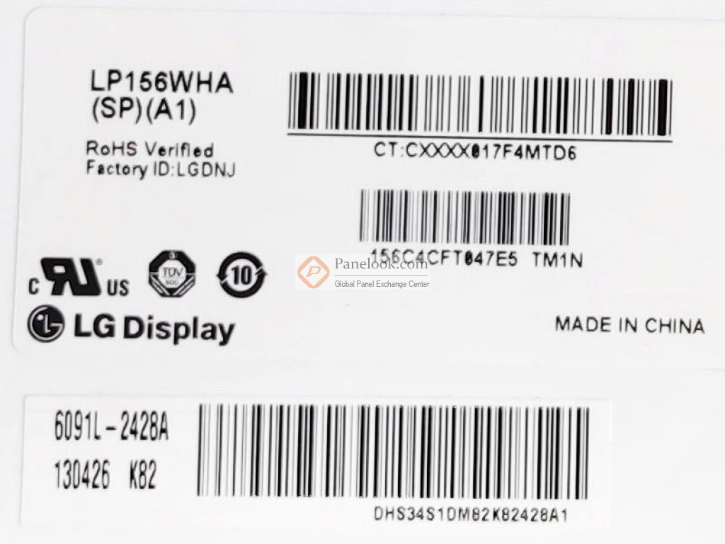 LG Display LP156WHA-SPA1 Overview - Panelook.com