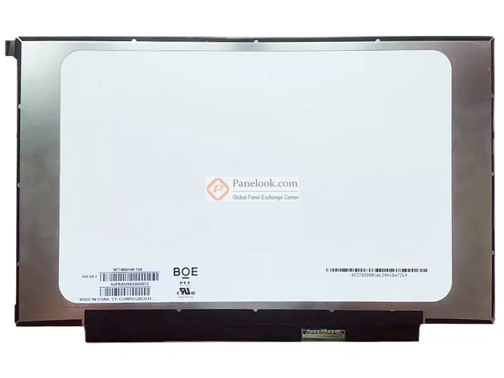 Écran LCD De Remplacement 14" – Référence NT140WHM-N43 V8.3 – Résolution HD 1366x768 – Connecteur 30 Broches