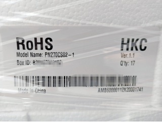 HKC PN270CS02-1 Overview - Panelook.com