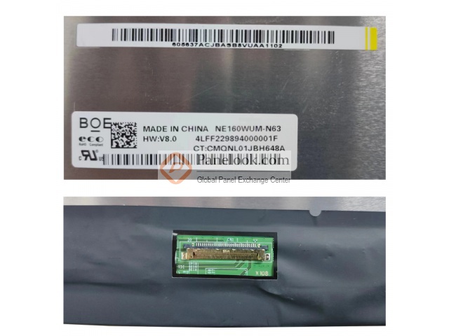 Écran LCD 16" NE160WUM-N63 - Full HD 1920x1200, Neuf, 6 Mois De Garantie