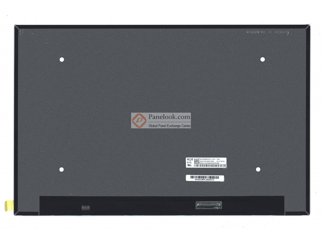 Dalle écran NE160QDM-NYC 16 Pouces 2.5K IPS 165Hz - Résolution 2560x1600 - Pour Remplacement D'écran Portable
