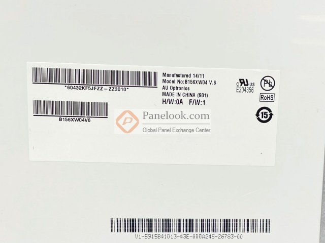 AUO B156XW04 V6 Overview - Panelook.com