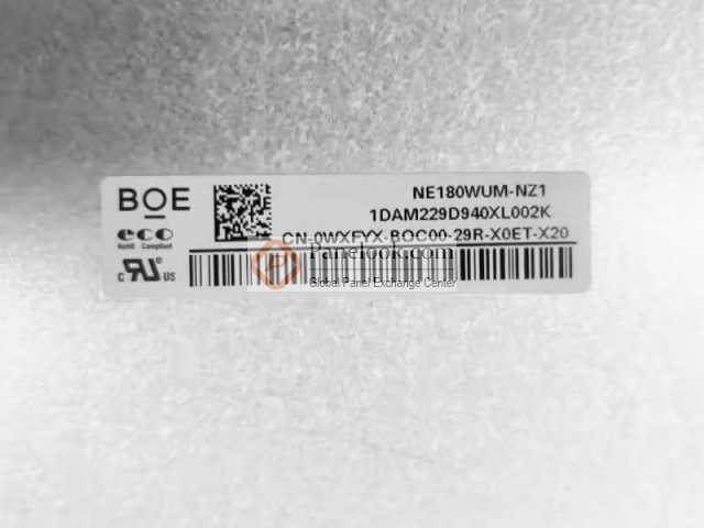 BOE NE180WUM-NZ1 Overview - Panelook.com
