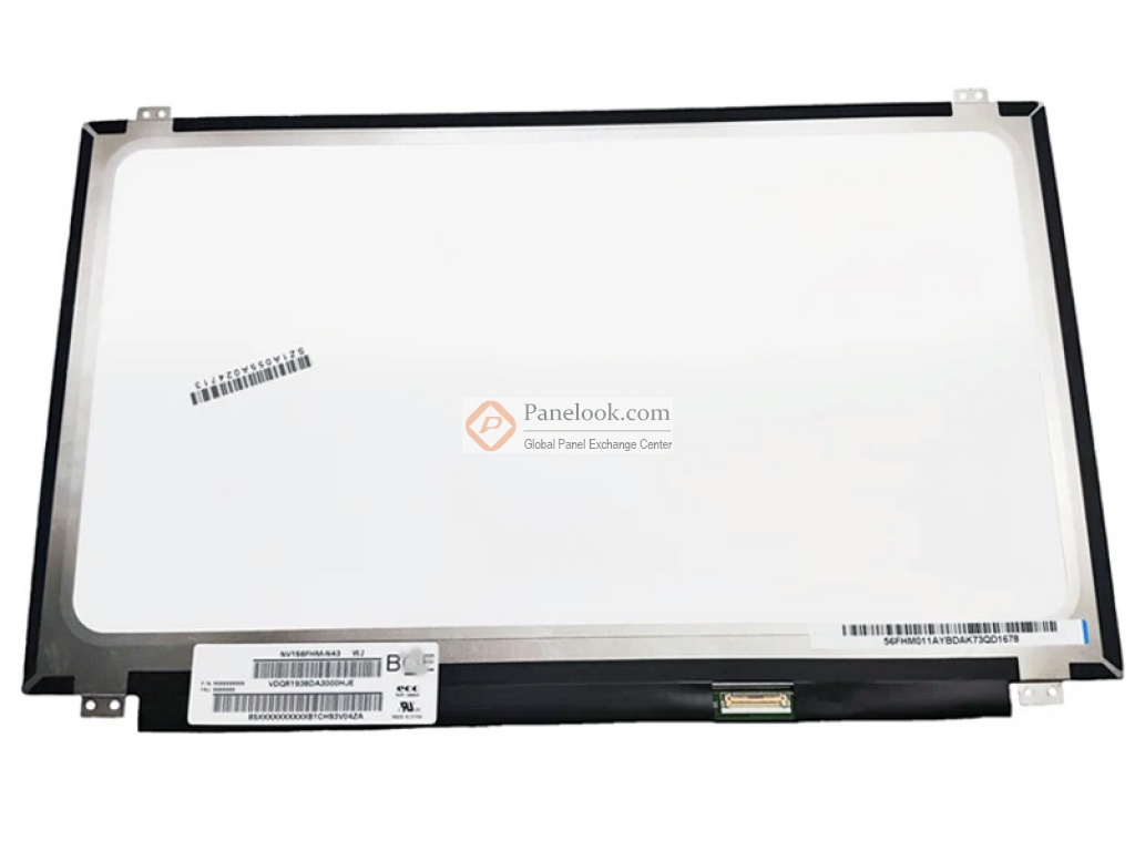 Dalle Écran 15.6" LED NV156FHM-N4T 1920x1080 30pin EDP - Remplacement Visiodirect