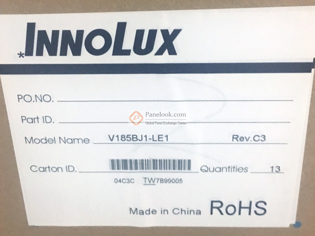 Innolux V185BJ1-LE1 Overview - Panelook.com