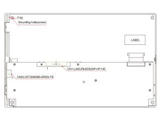 KOE 9" IPS LCM 800×480 1000nits WLED LVDS 20pins