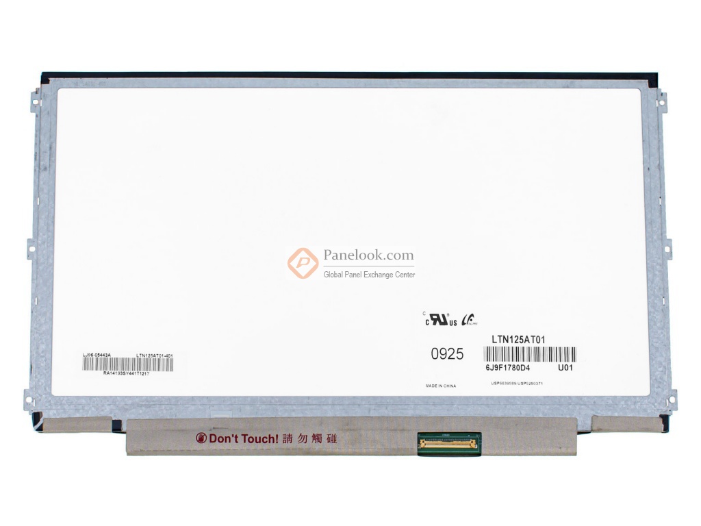 Dalle écran LCD LED 12.5 Pouces LTN125AT01 - Résolution 1366x768 WXGA - Neuf Sous Emballage Pour Portable