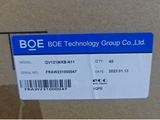 BOE 12.1" IPS CELL FOB 1280×800 LVDS